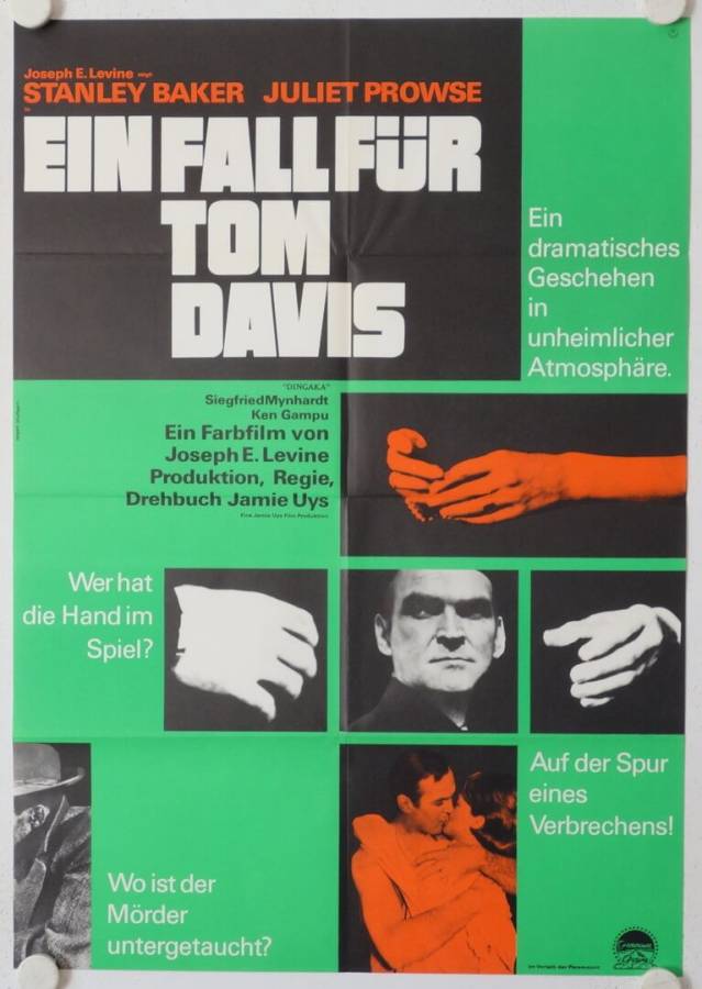 Ein Fall für Tom Davis originales deutsches Filmplakat